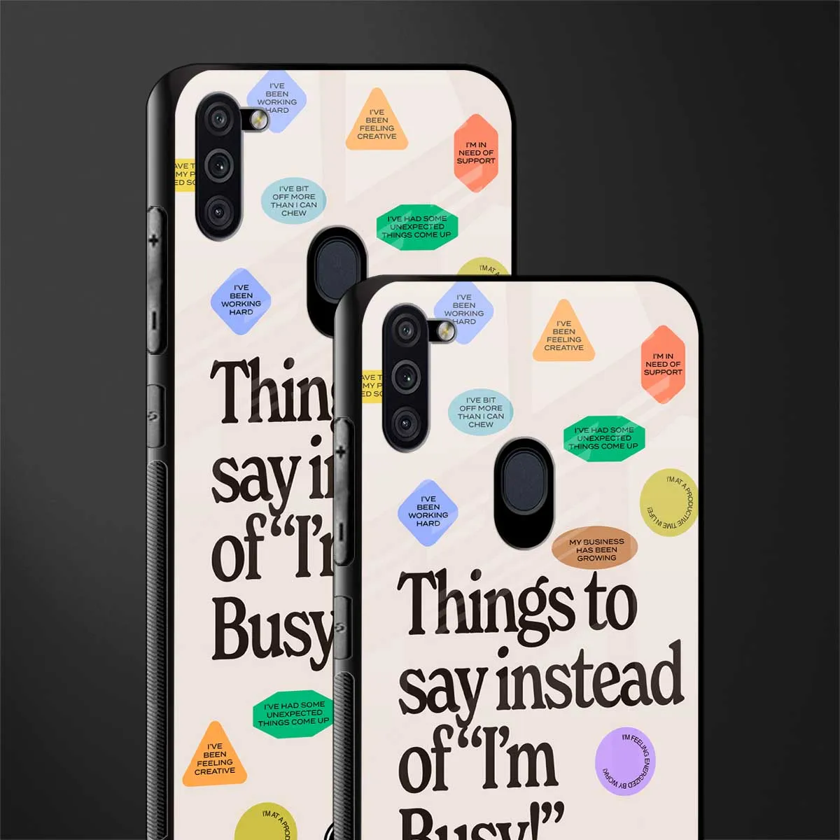 10 Things To Say Phone Case for samsung A11 | Glass Case