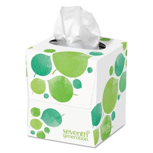 100% Recycled Facial Tissue, 2-ply, 85 Sheets-box, 36 Boxes-carton