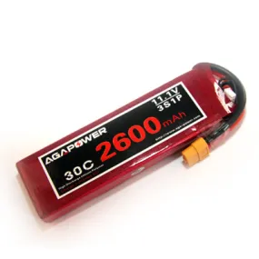 11.1v 2600mah 30c