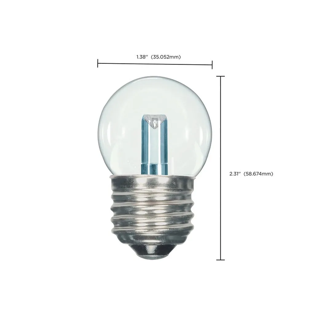 1.2 Watt LED - S11 - Clear - 2700K - Medium base - 120 Volt - 12-pack