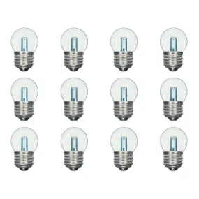 1.2 Watt LED - S11 - Clear - 2700K - Medium base - 120 Volt - 12-pack