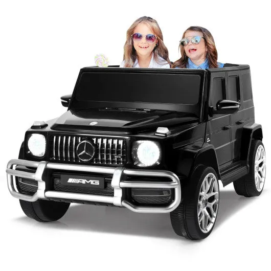 12V 2 Seats Kids Licensed Mercedes Benz G63 Ride On Car-Black