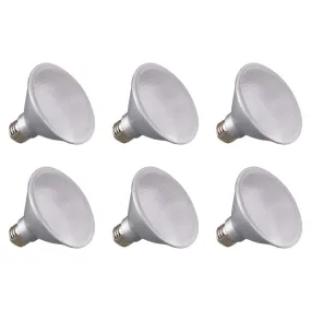 15W - PAR38 LED - 3500K - 40 deg. Beam Angle - Medium base - 120V - 6-Pack