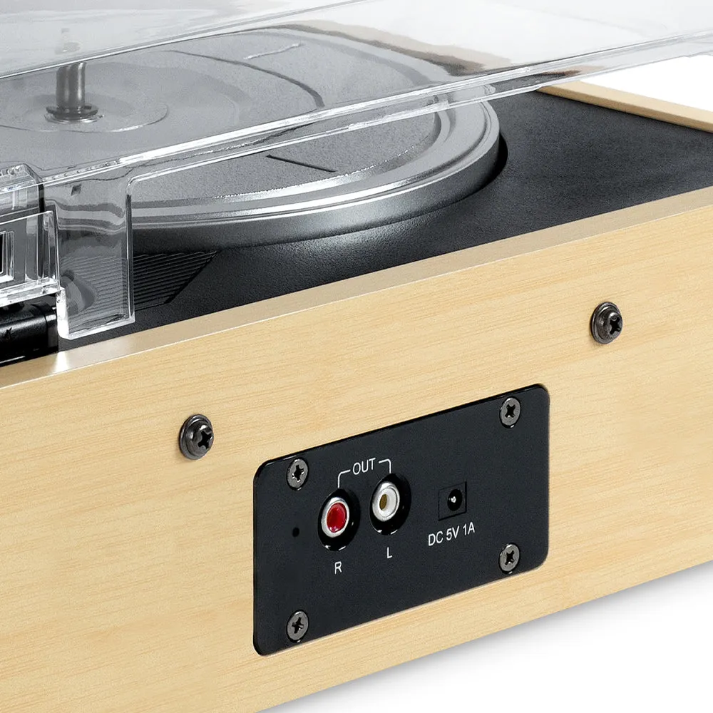 3-Speed Bluetooth Turntable & Record Storage Set - Victrola