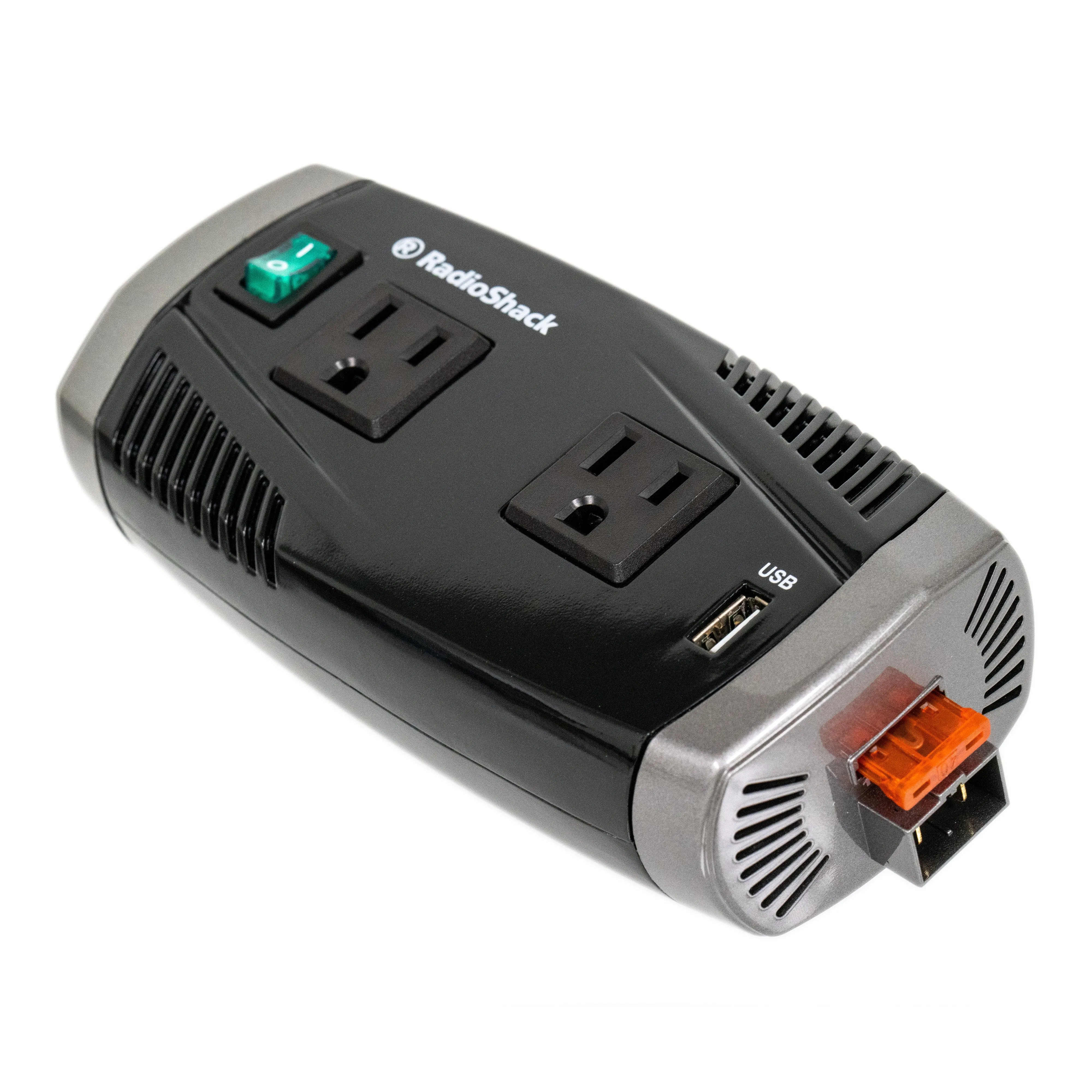 350 Watt High-Power Inverter with 2 Grounded Outlets and USB