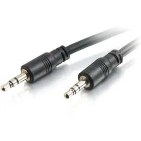 35Ft 3.5Mm Stereo Audio Cable With Low Profile Connectors M/M - In-Wall Cmg-Rate