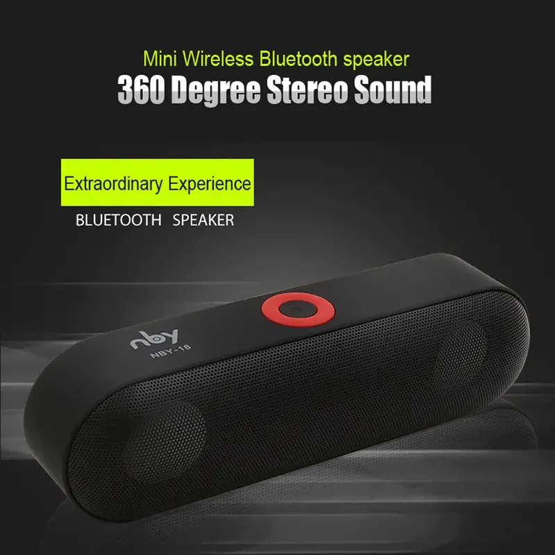 3D Stereo Music Surround Portable Wireless Bluetooth Speakers -3D stereo speakers