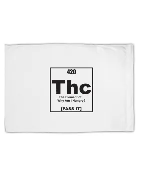 420 Element THC Funny Stoner Standard Size Polyester Pillow Case by TooLoud