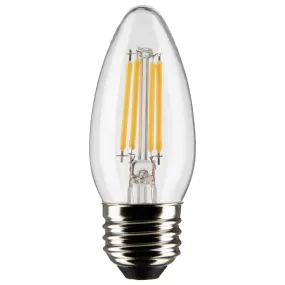 5.5 Watt B11 LED - Clear - Medium Base - 5000K - 120 Volt - 2-Pack - 12-Pack