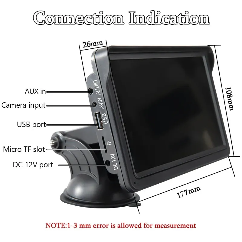 7 inch CarPlay Android Auto Car Radio Multimedia Video Player  Portable Touch Screen With USB AUX