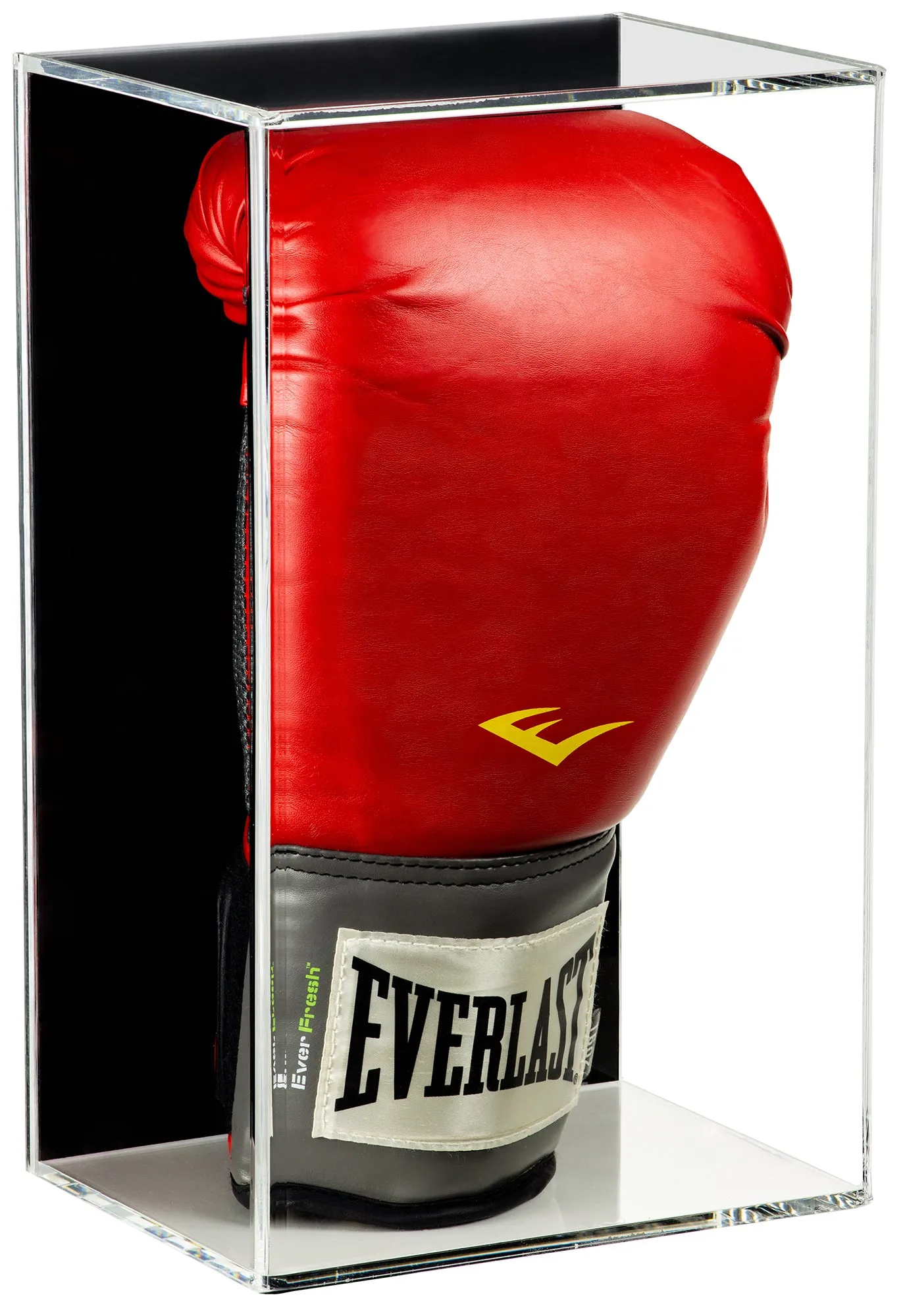 Acrylic Boxing Glove Vertical Display Case with Sliding Back (A044/V17)