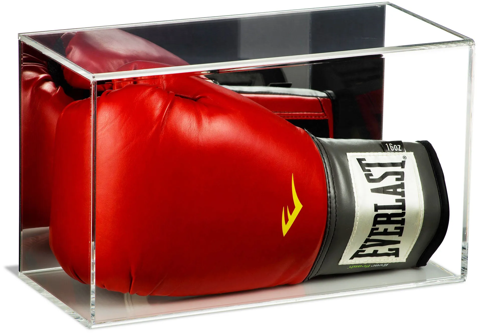 Acrylic Boxing Glove Vertical Display Case with Sliding Back (A044/V17)