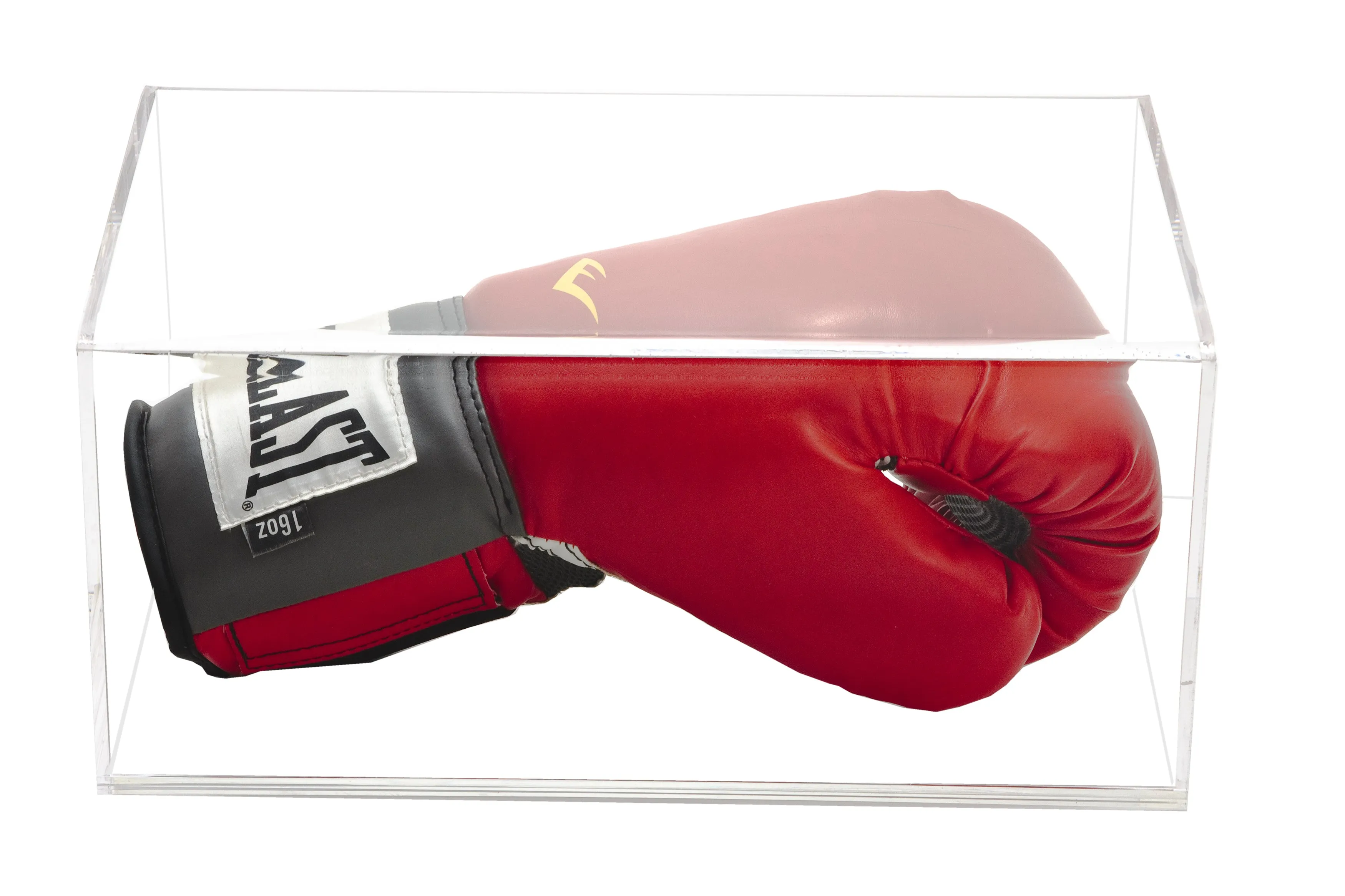 Acrylic Boxing Glove Vertical Display Case with Sliding Back (A044/V17)