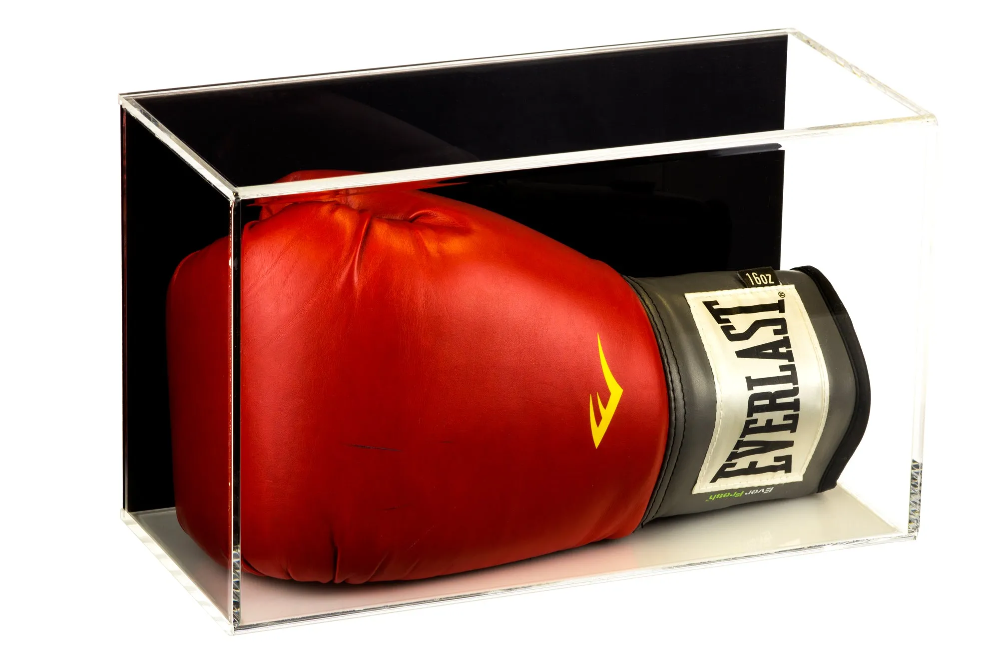 Acrylic Boxing Glove Vertical Display Case with Sliding Back (A044/V17)