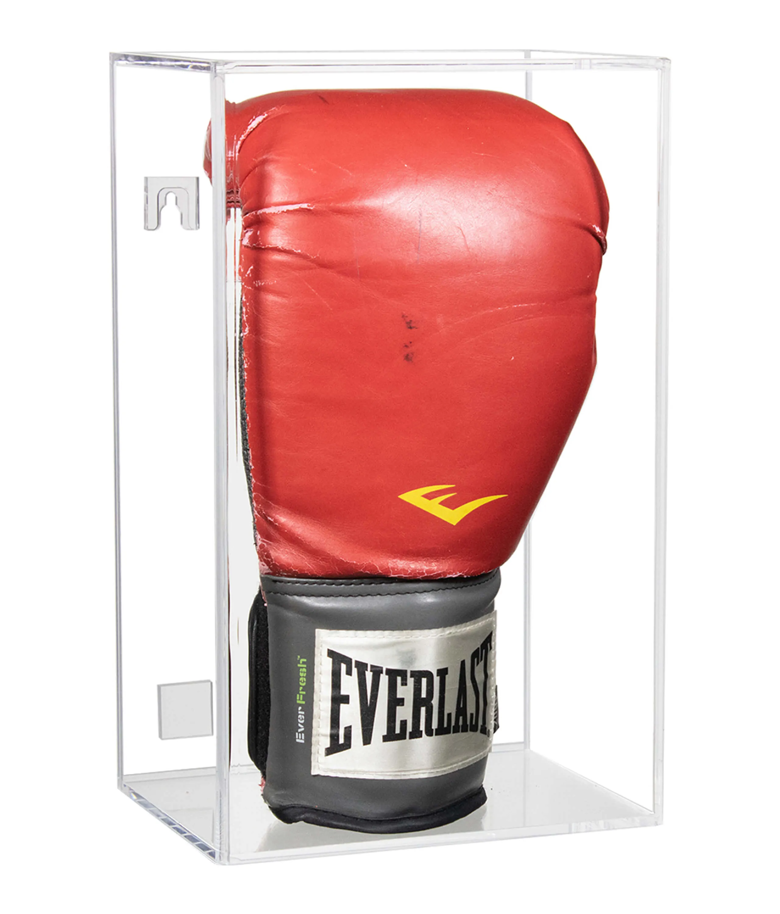 Acrylic Boxing Glove Vertical Display Case with Sliding Back (A044/V17)