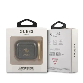 AirPods 3 - TPU Case Black Colored Glitter - GUESS