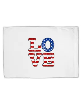 American Love Design - Distressed Standard Size Polyester Pillow Case by TooLoud