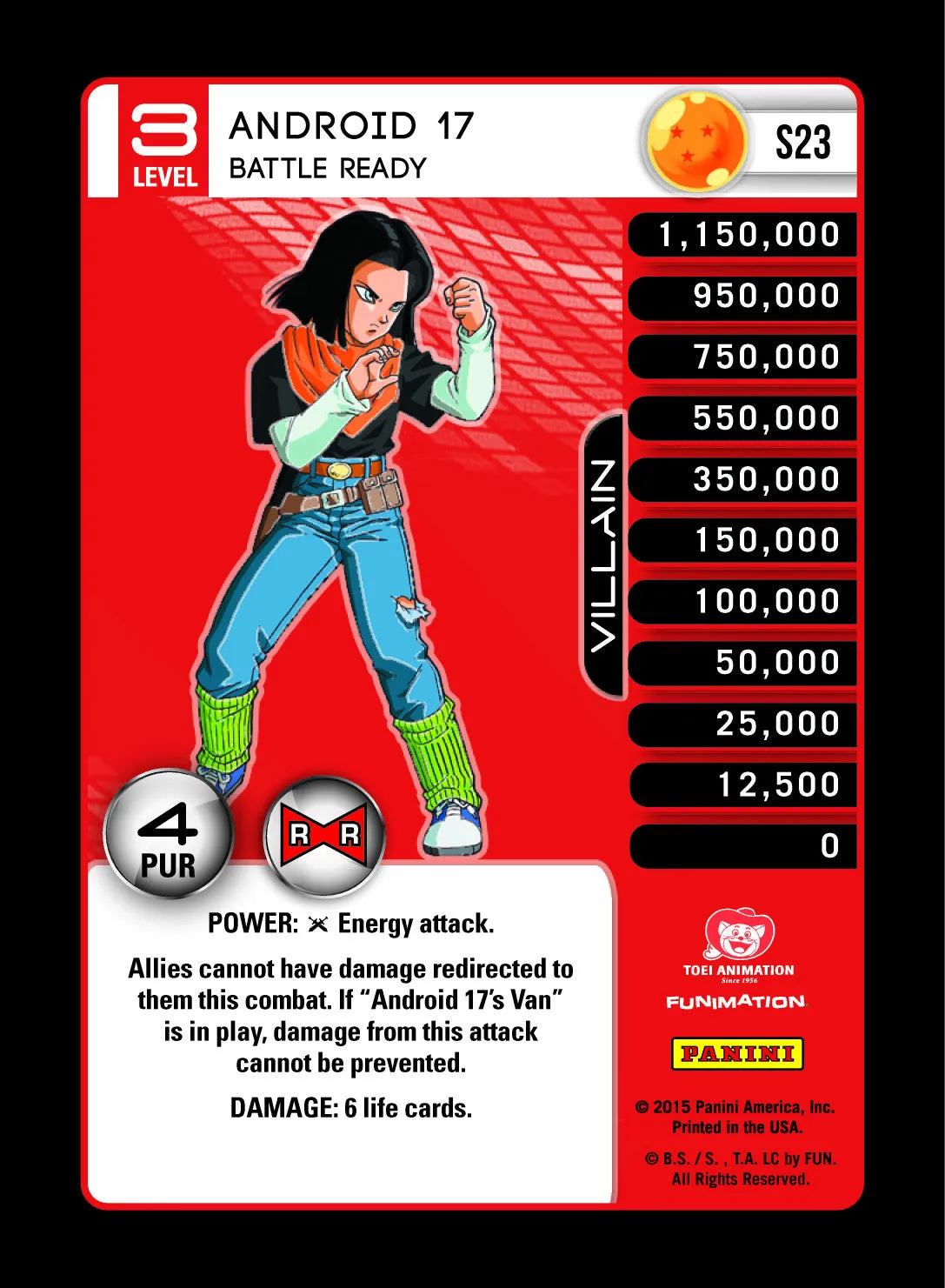 Android 17 Lv1-4 Base Prizm - Evolution MP Set