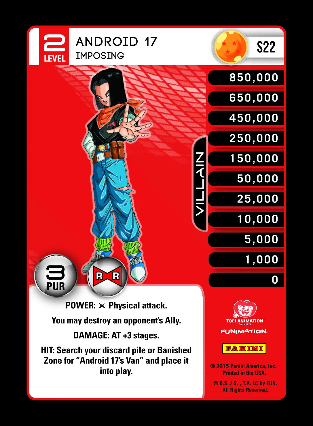 Android 17 Lv1-4 Base Prizm - Evolution MP Set