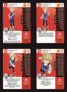 Android 18 Lv1-4 Base Prizm - Evolution MP Set