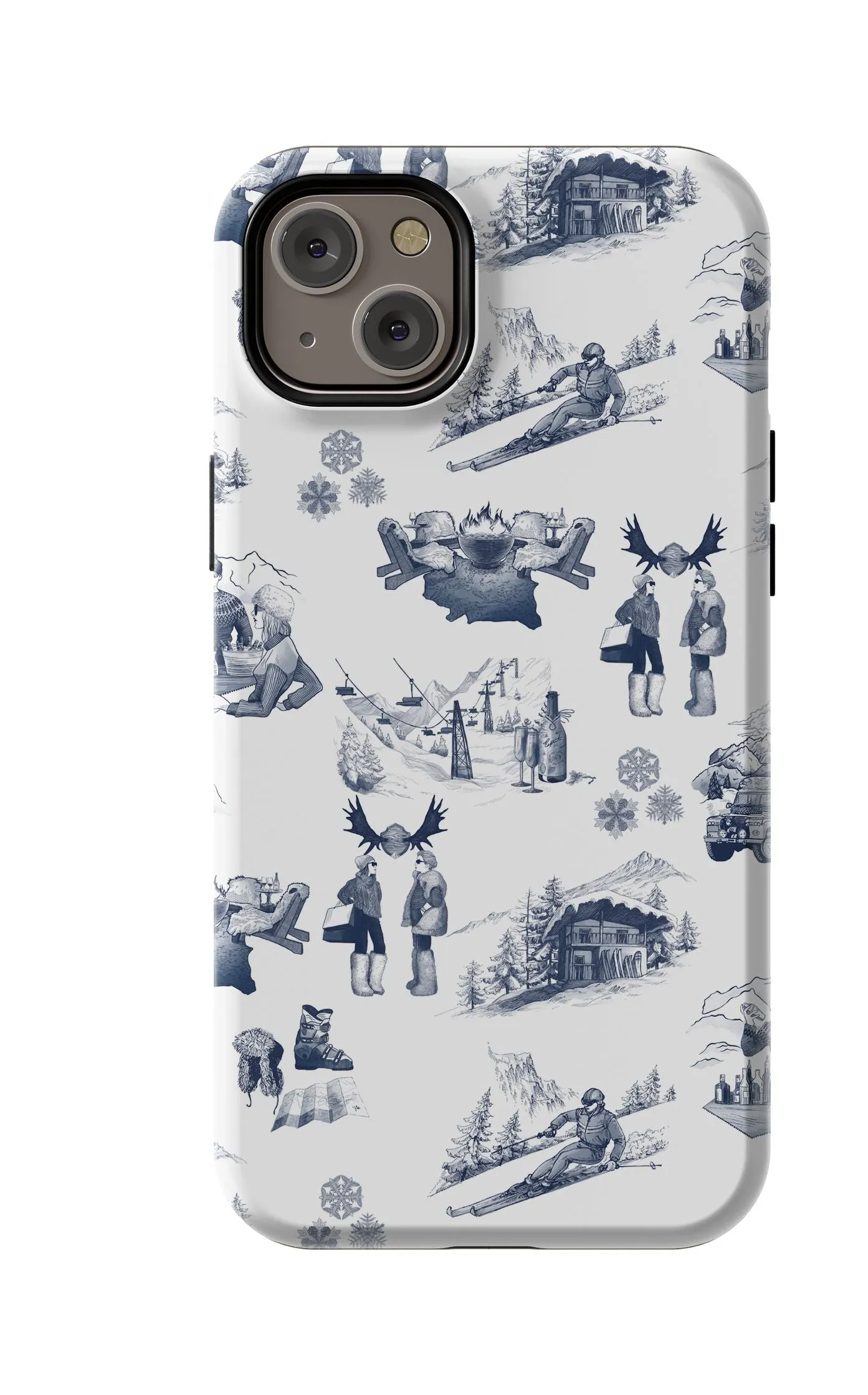 Aprés Ski Toile iPhone Case