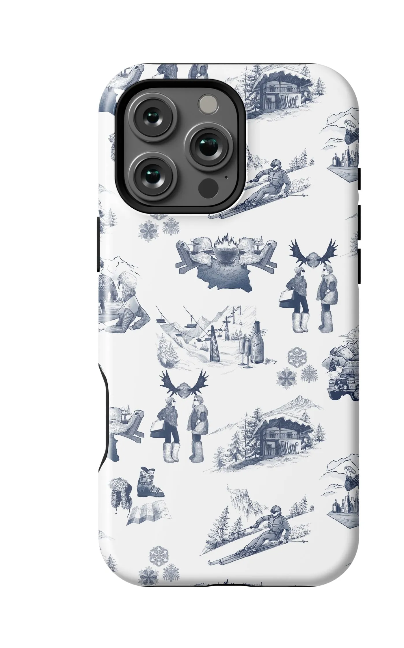 Aprés Ski Toile iPhone Case