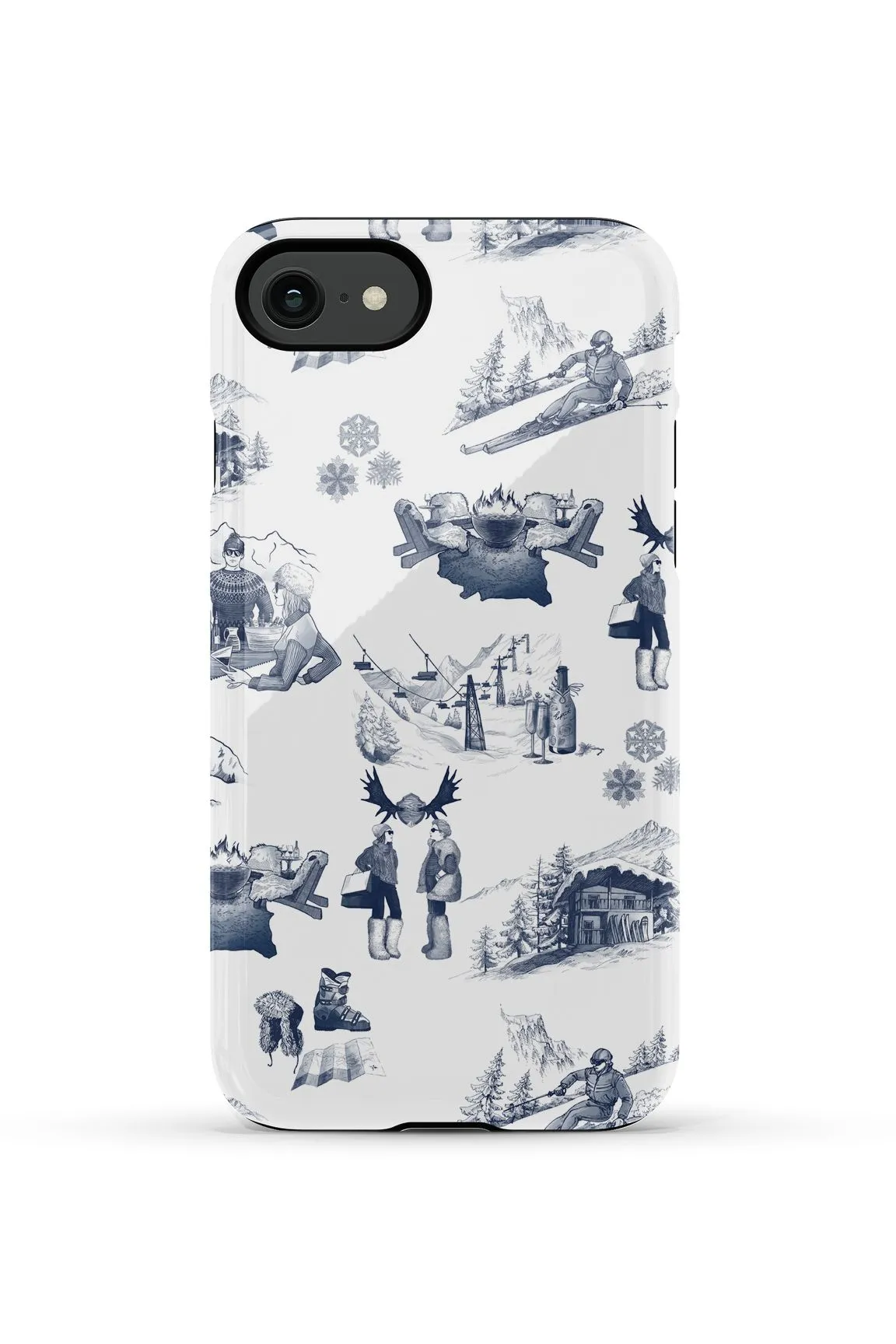 Aprés Ski Toile iPhone Case