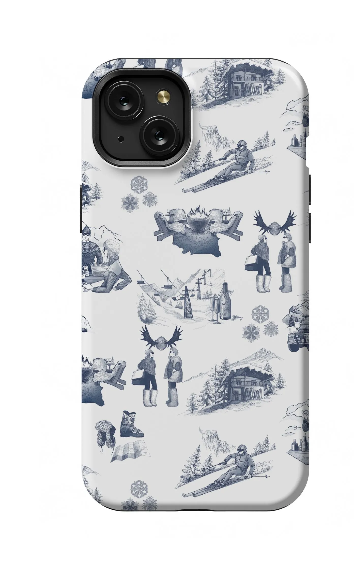 Aprés Ski Toile iPhone Case