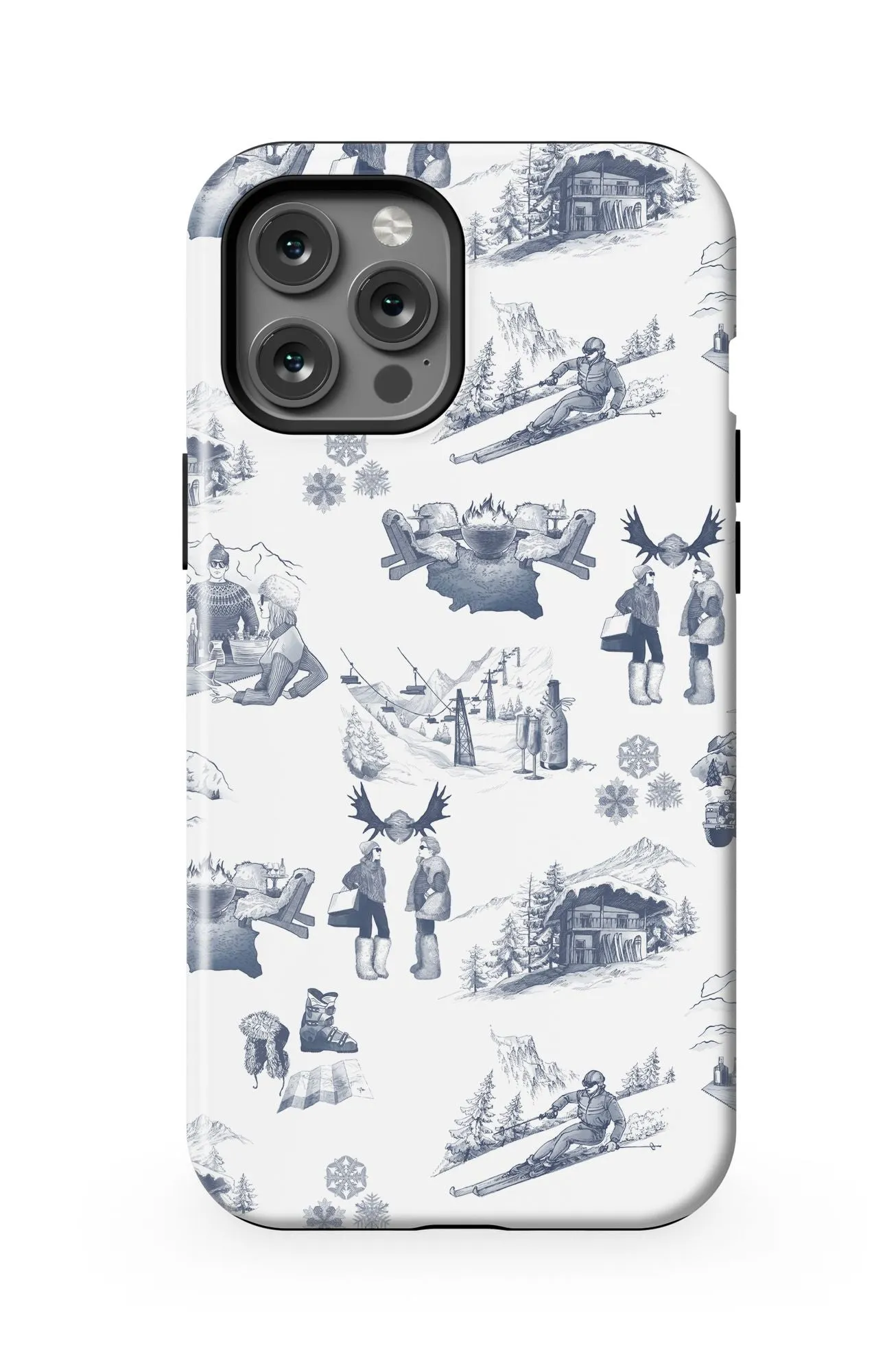 Aprés Ski Toile iPhone Case