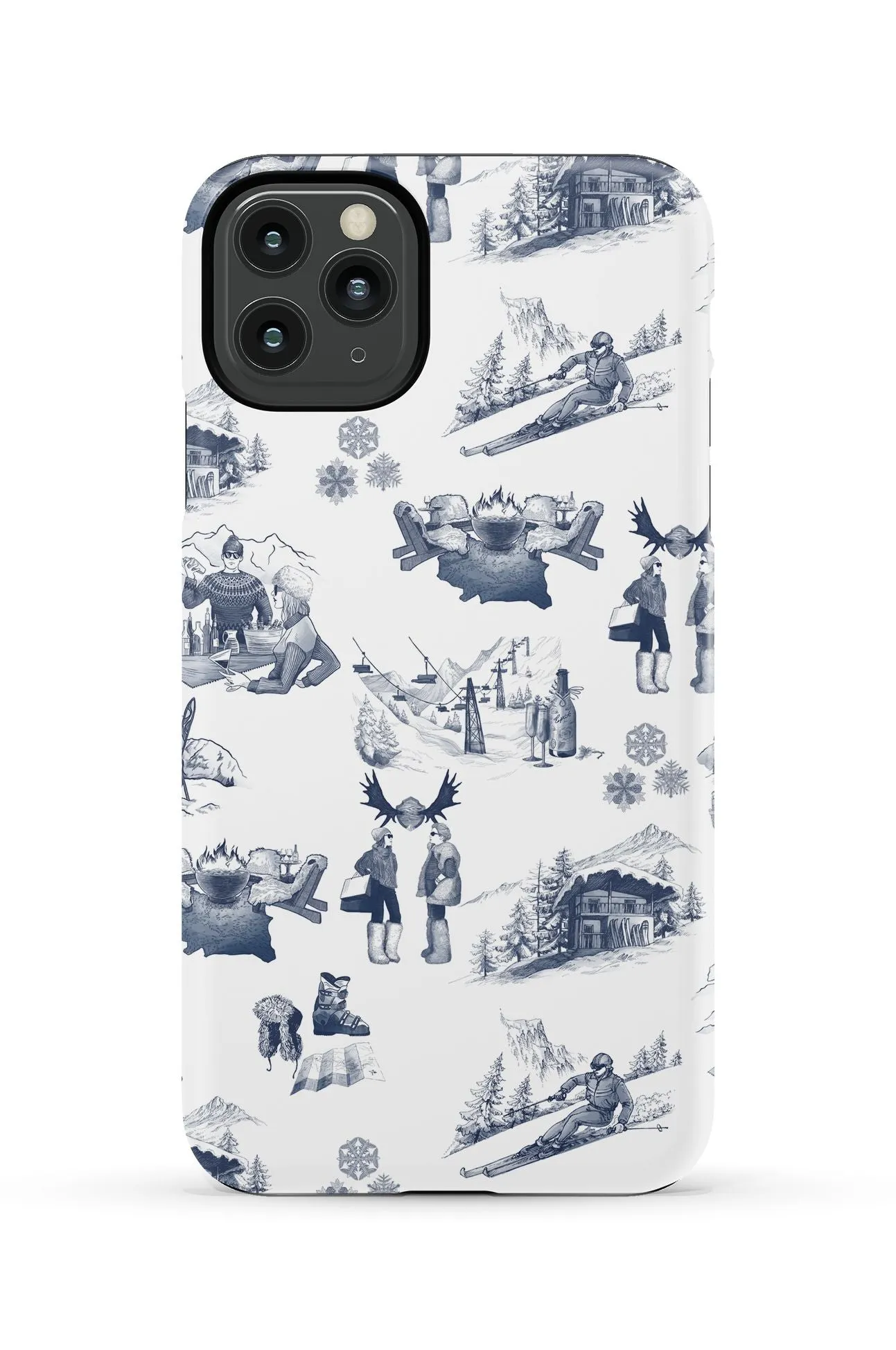 Aprés Ski Toile iPhone Case