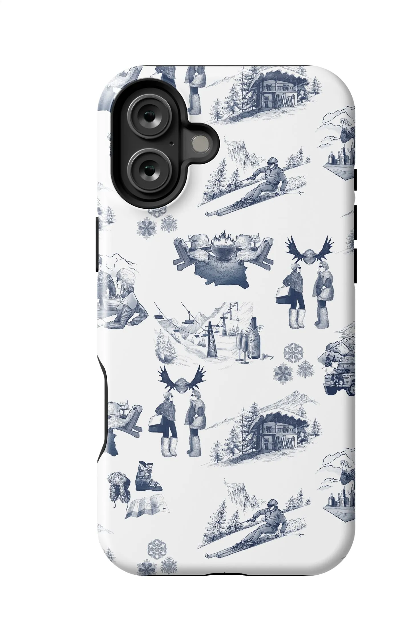 Aprés Ski Toile iPhone Case