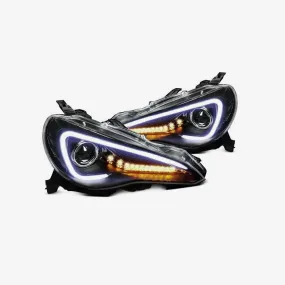 Axial Black Projector Headlights