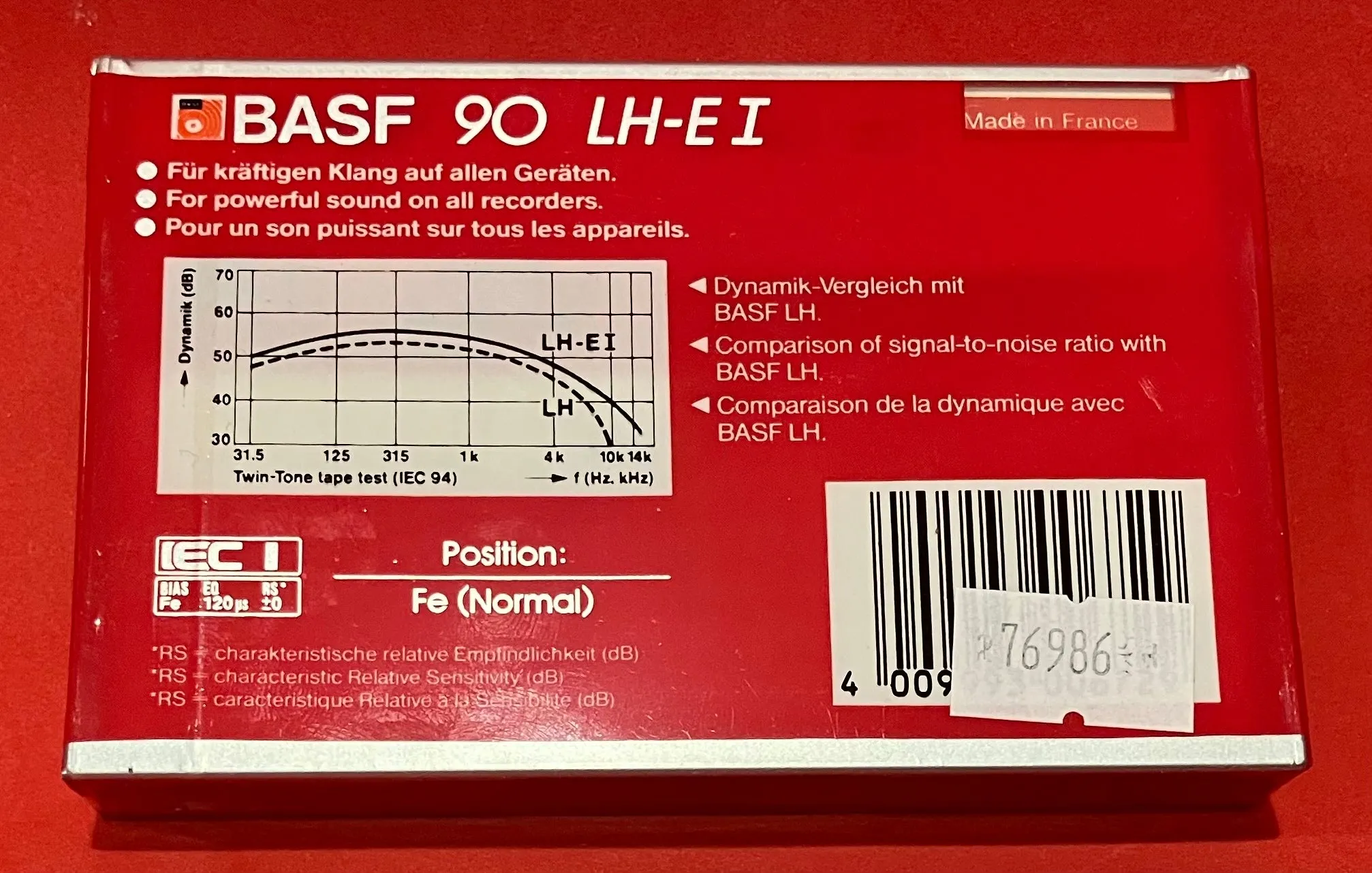 BASF 90 LH  EXTRA I   SEALED