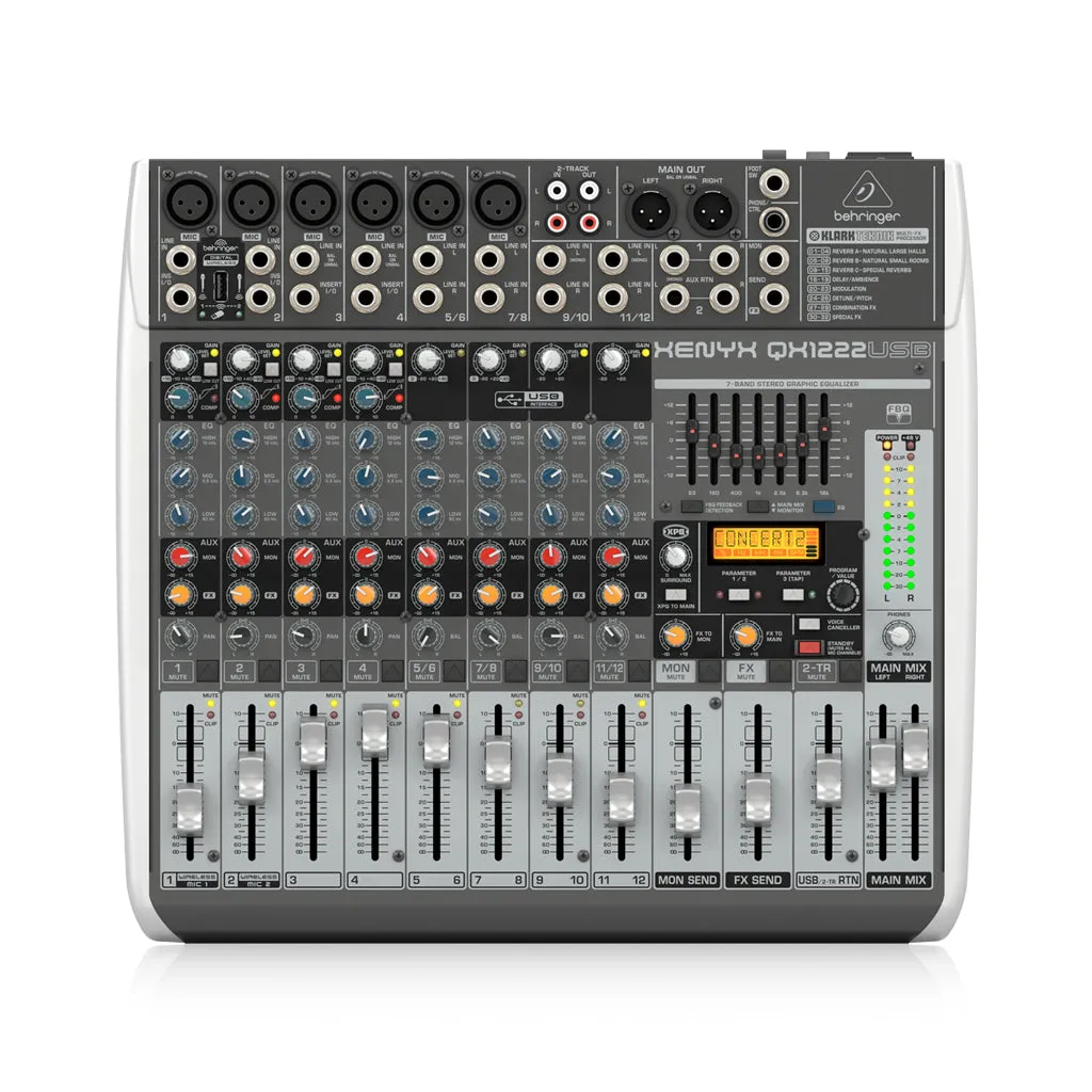 Behringer Xenyx QX1222USB Mixer