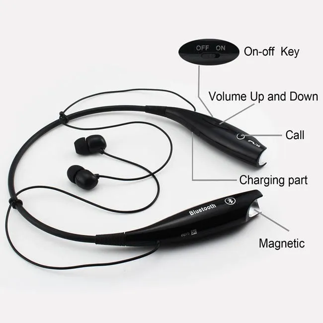 Bluetooth earphone headphone For LG Tone HV-800 wireless mobile music bluetooth headset HV 800 handfree For smartphone