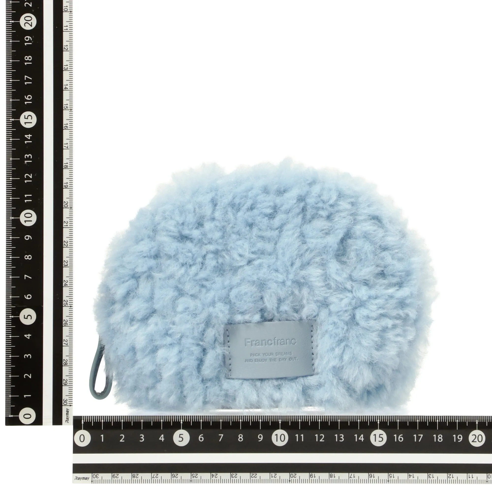 Boa Round Pouch Light Blue