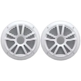 BOSS Audio Systems MR6W 6.5inch Dual-Cone Marine Speakers (White)