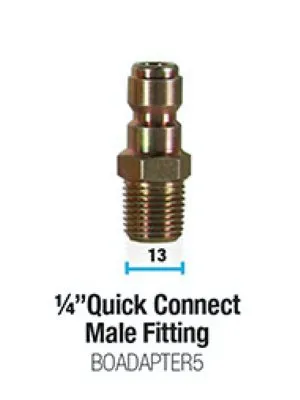 Bowden's Own Adapter - 1/4 Quick Connect Male Fitting