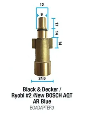 Bowden's Own Adapter - Black Decker/ Ryobi