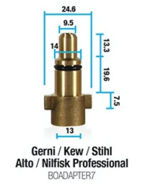 Bowden's Own Adapter - Gerni / Kew / Stihl / Alto / Nilfisk