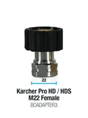 Bowden's Own Adapter - Karcher Pro Hd / Hds M22 Female