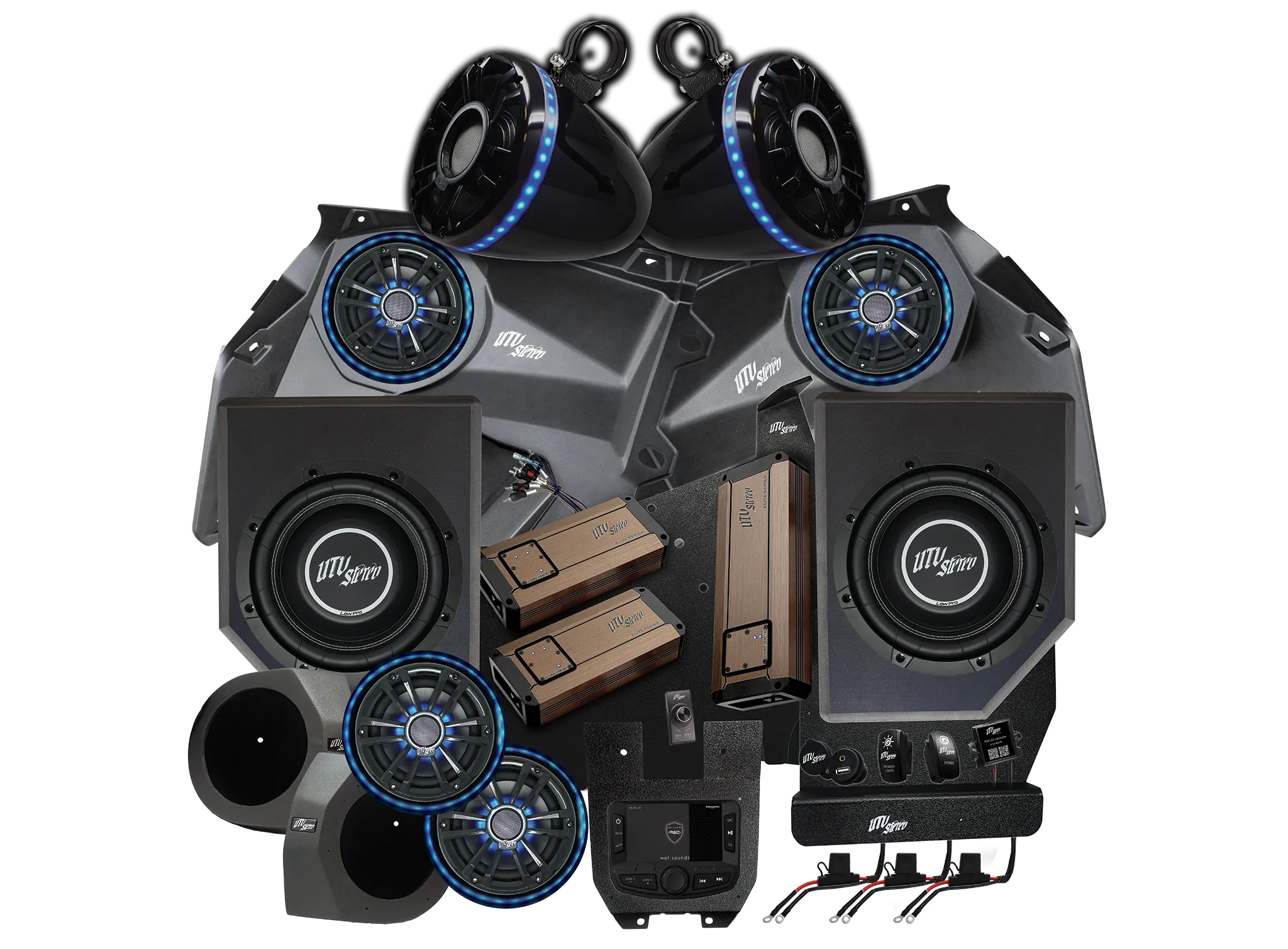 Can-Am® X3 Elite Series Stage 8 Stereo Kit | UTVS-X3-S8-E