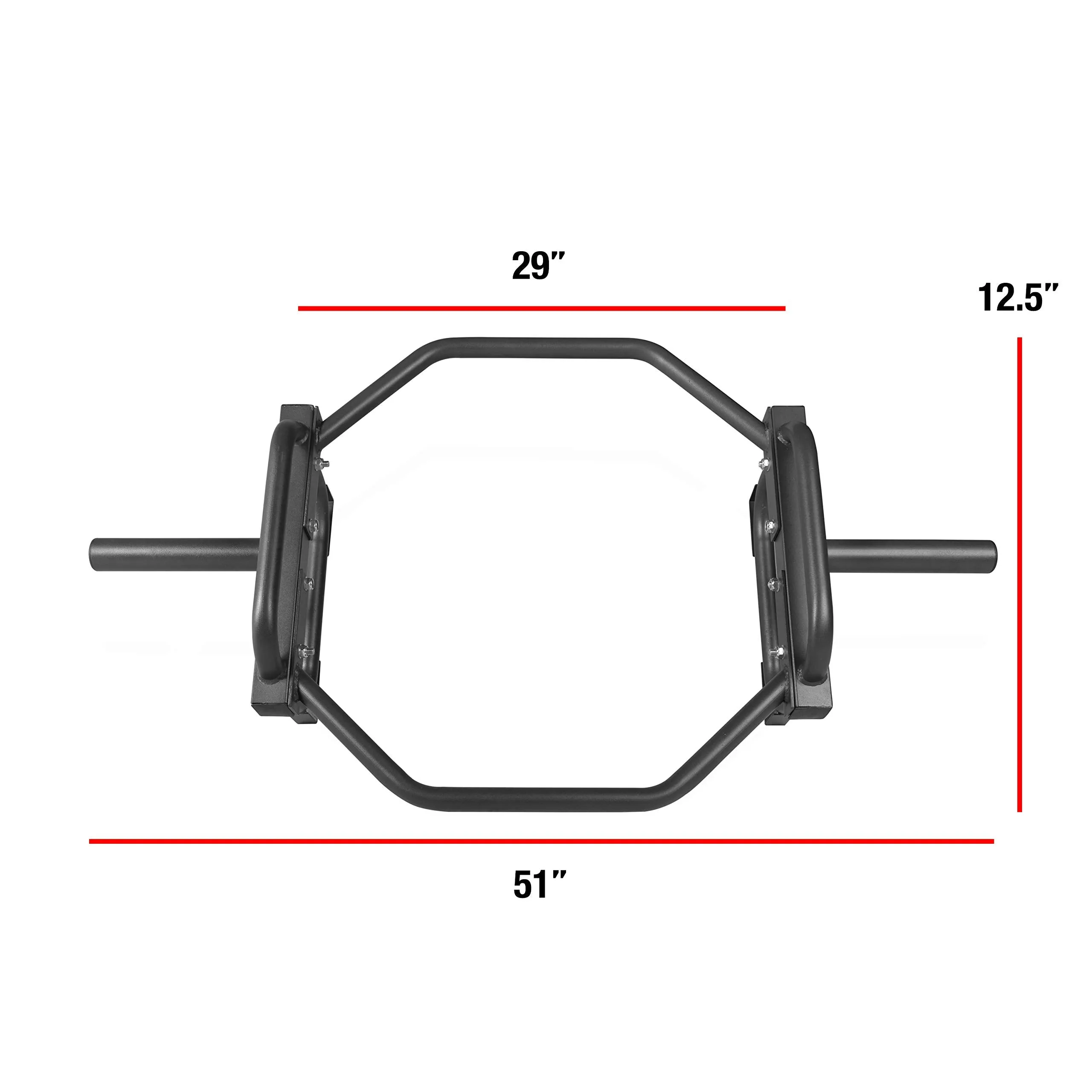 Cap Barbell 50-Inch Olympic Hex Trap Bar for Deadlifts and Shrugs