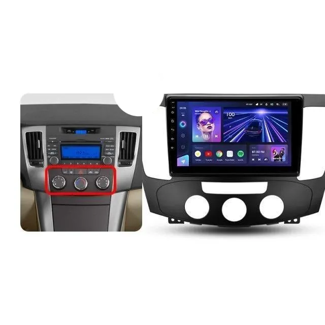 Car Dealz Elite 4G Data Model 10.2" Android 12.0 For Hyundai Sonata NF 2008 - 2010 Head Unit In Dash Plus OEM Fascia