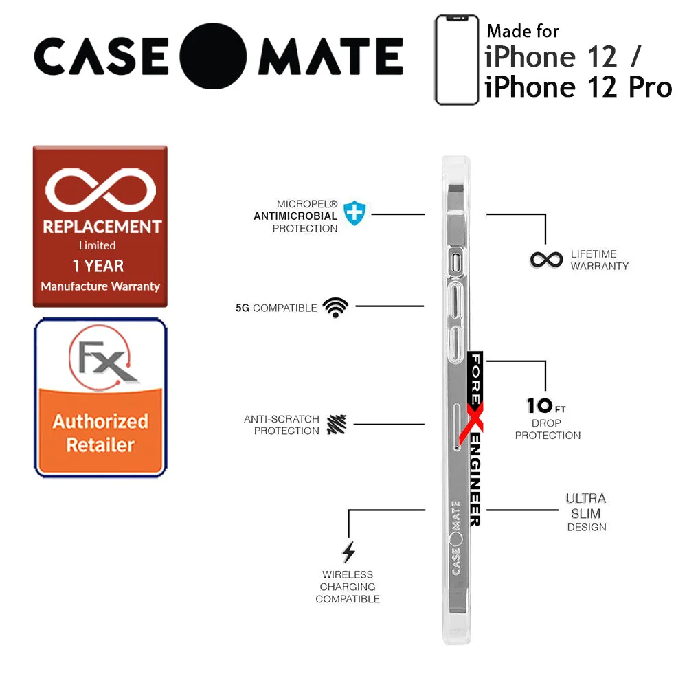 Case Mate KODAK with MicroPel for iPhone 12 - 12 Pro 5G 6.1" - Clear Case with Logo (Barcode : 840171700404)