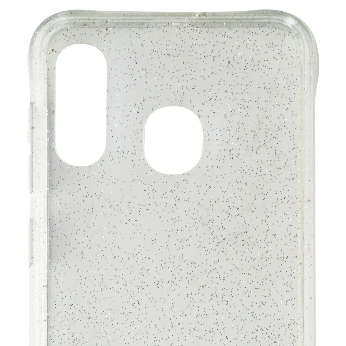 Case-Mate Sheer Crystal Series Phone Case for Samsung Galaxy A20 - Clear/Glitter