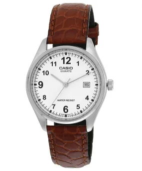 Casio MTP-1175E-7BDF Brown Leather Strap Watch for Men