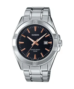 Casio MTP-1308D-1A2VDF Silver Stainless Steel Strap Watch for Men