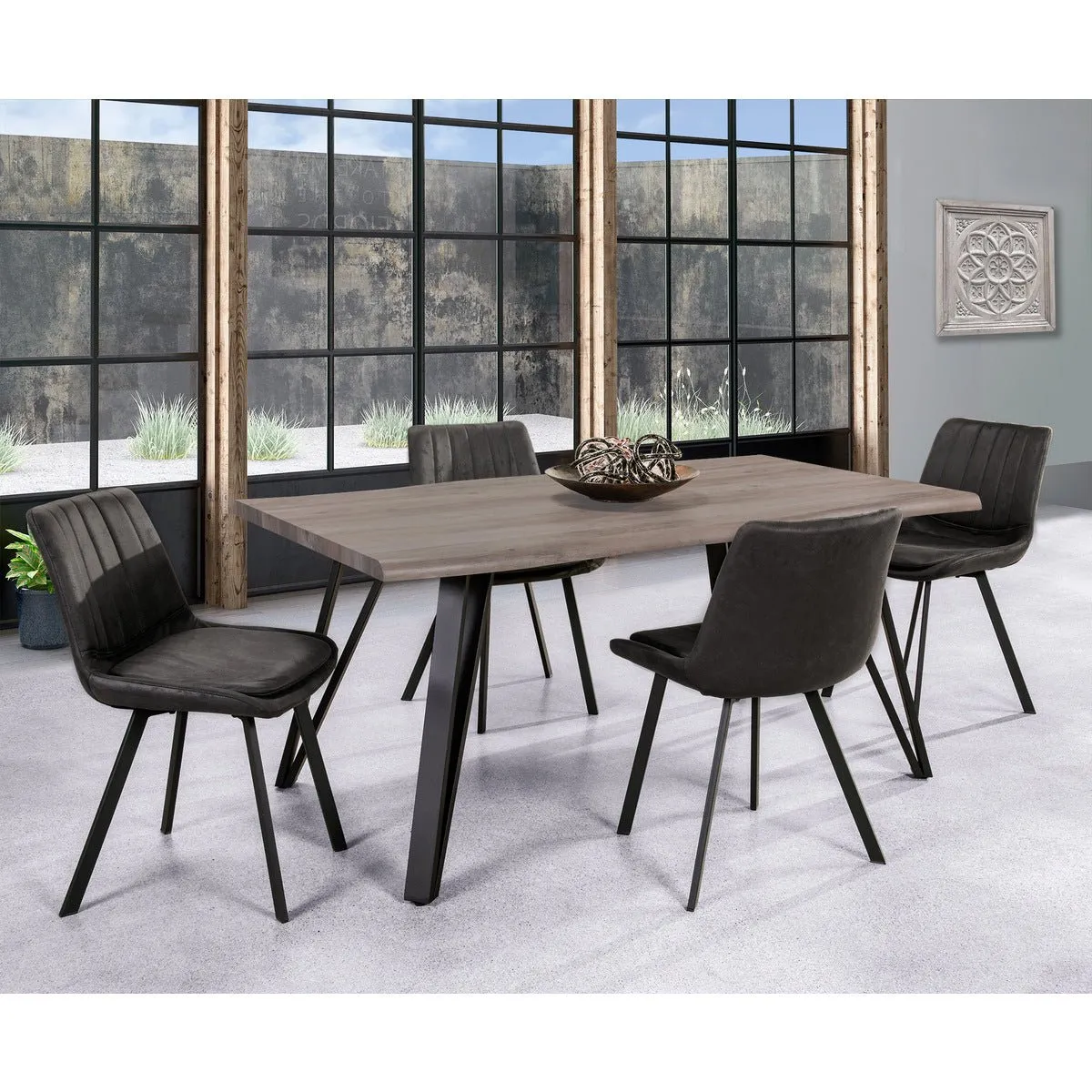 Charcoal Side Chairs - Set of 2 (Open Box)