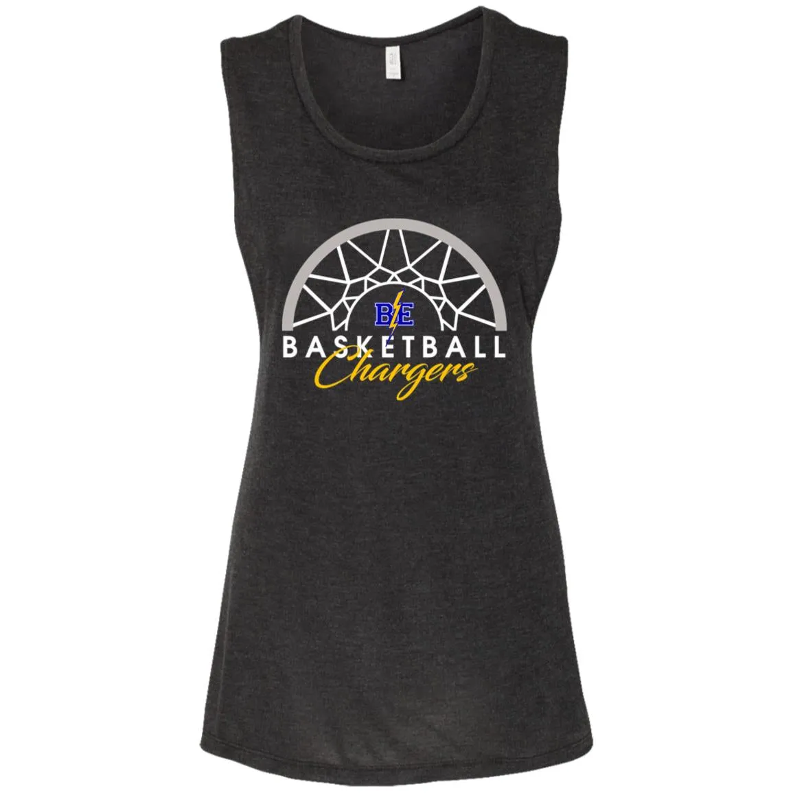 Chargers Basketball - Ladies' Flowy Muscle Tank